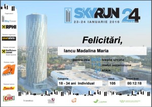 Certificat Sky Run 2016
